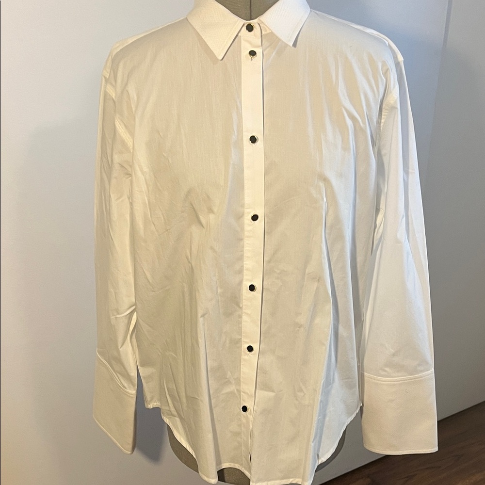 J. Crew White Button Down Shirt